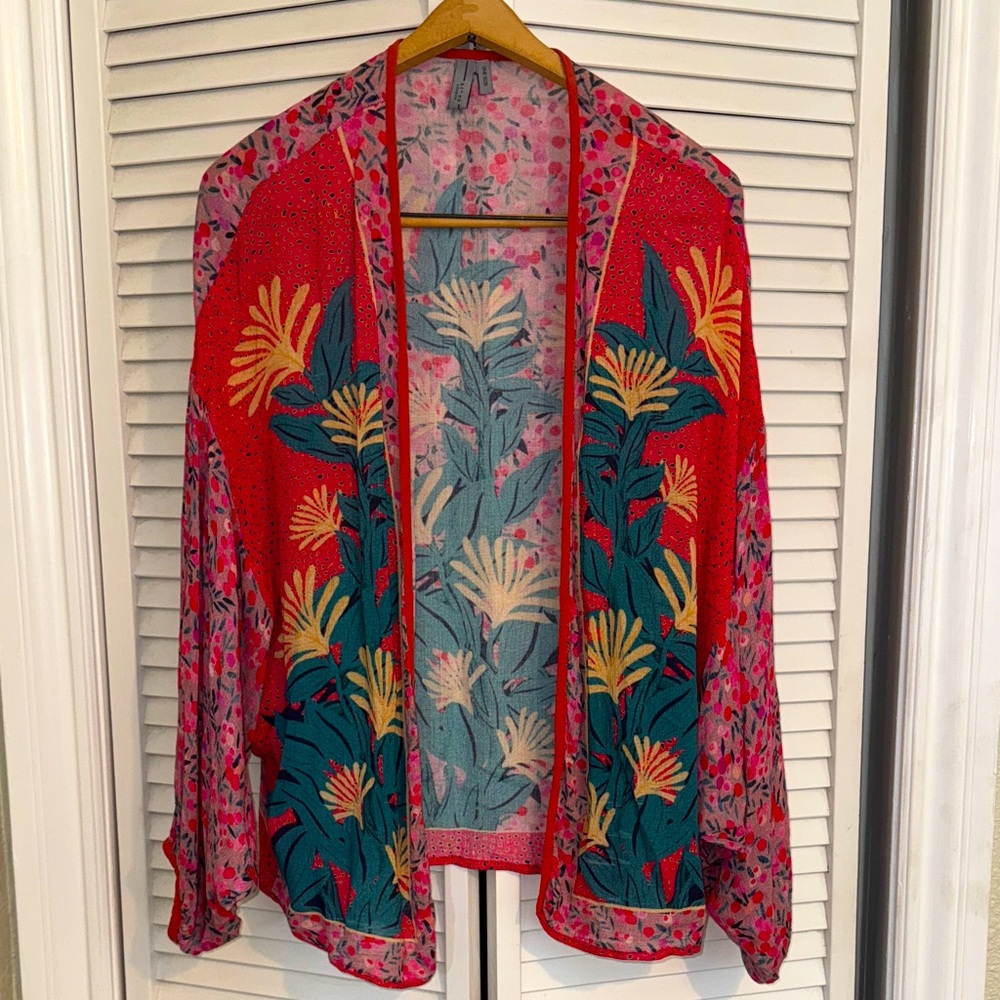 Bl-nk London Floral Open-Front Women Kimono/Cover-Up - OS